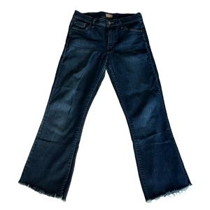 MOTHER Insider Crop Step Fray Jeans